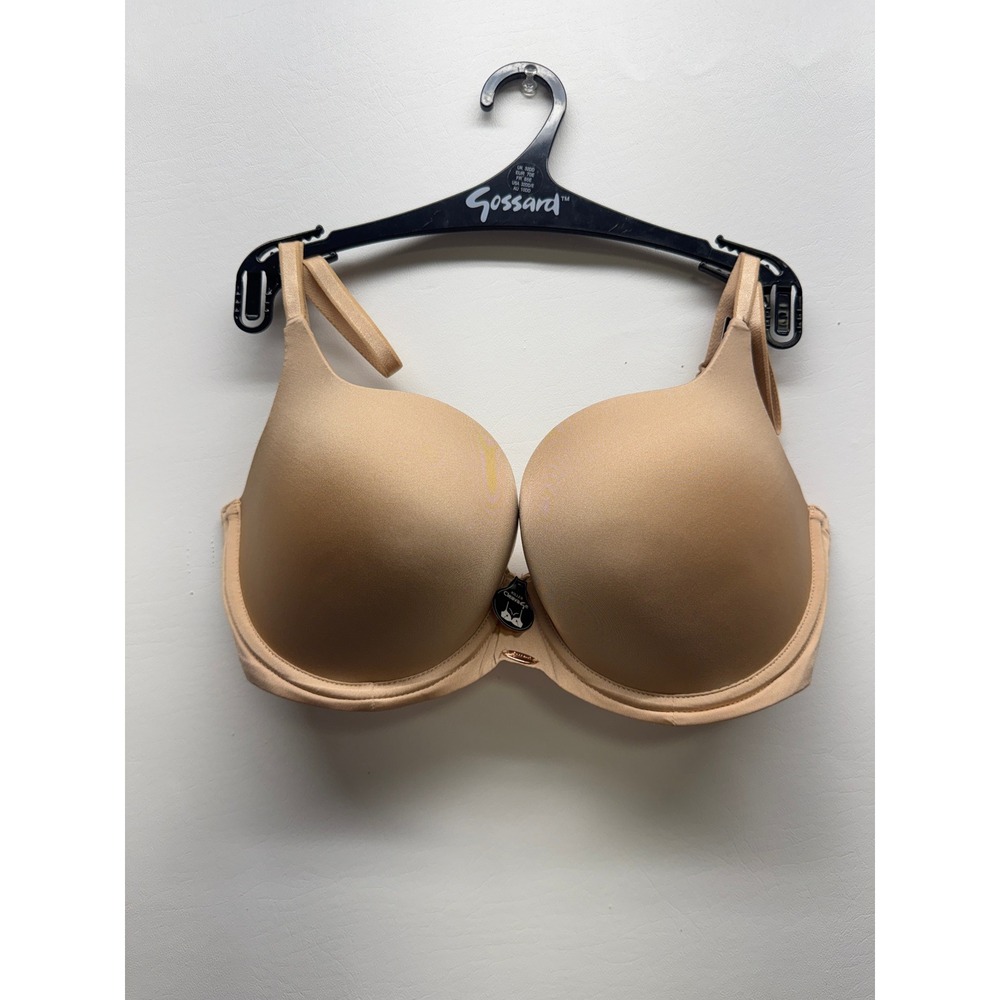 Gossard Superboost‎ Bra Womens 32DD Nude Padded Underwire Cleavage Boost
